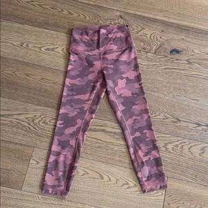 lululemon athletica Pink Camouflage Leggings